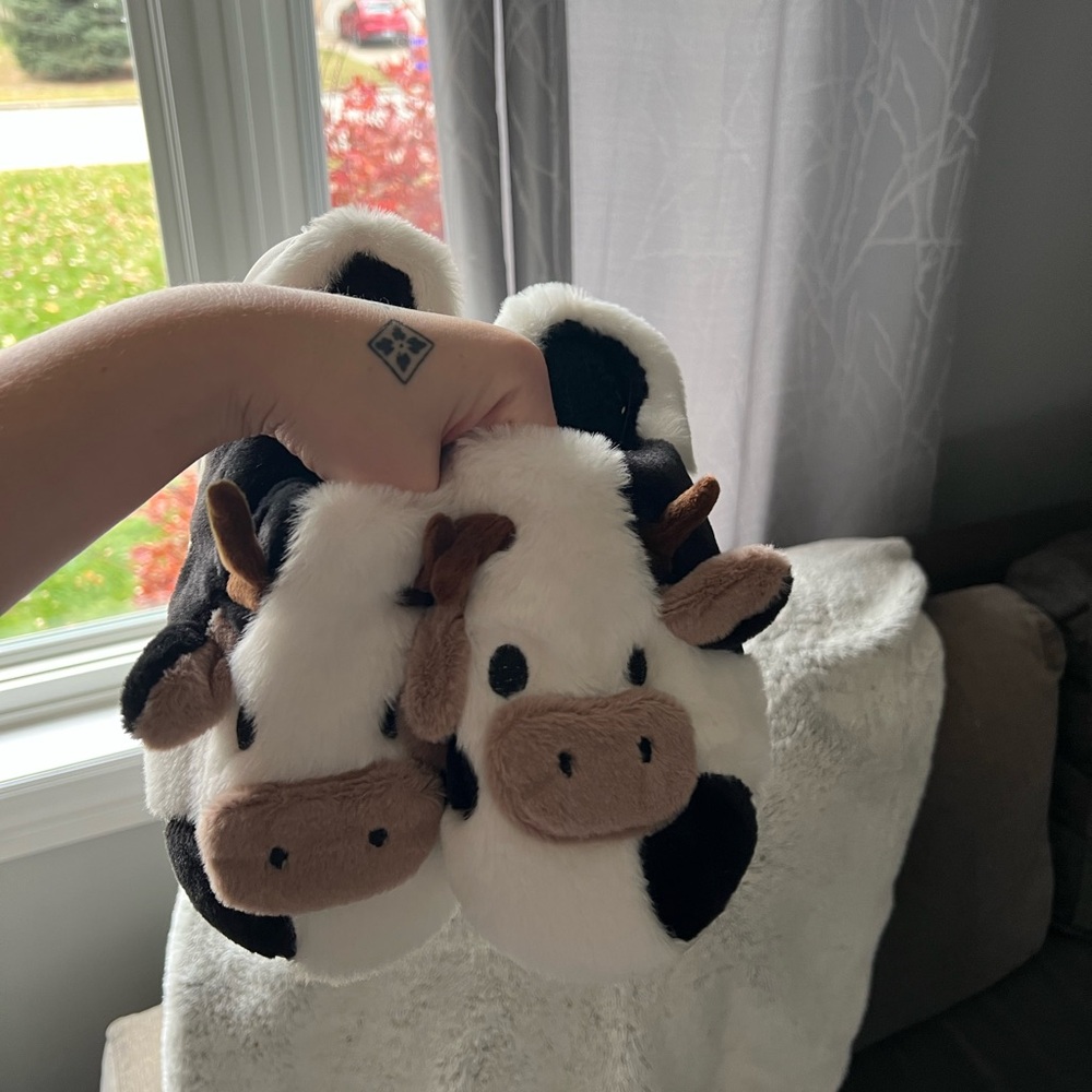 Cow Slippers